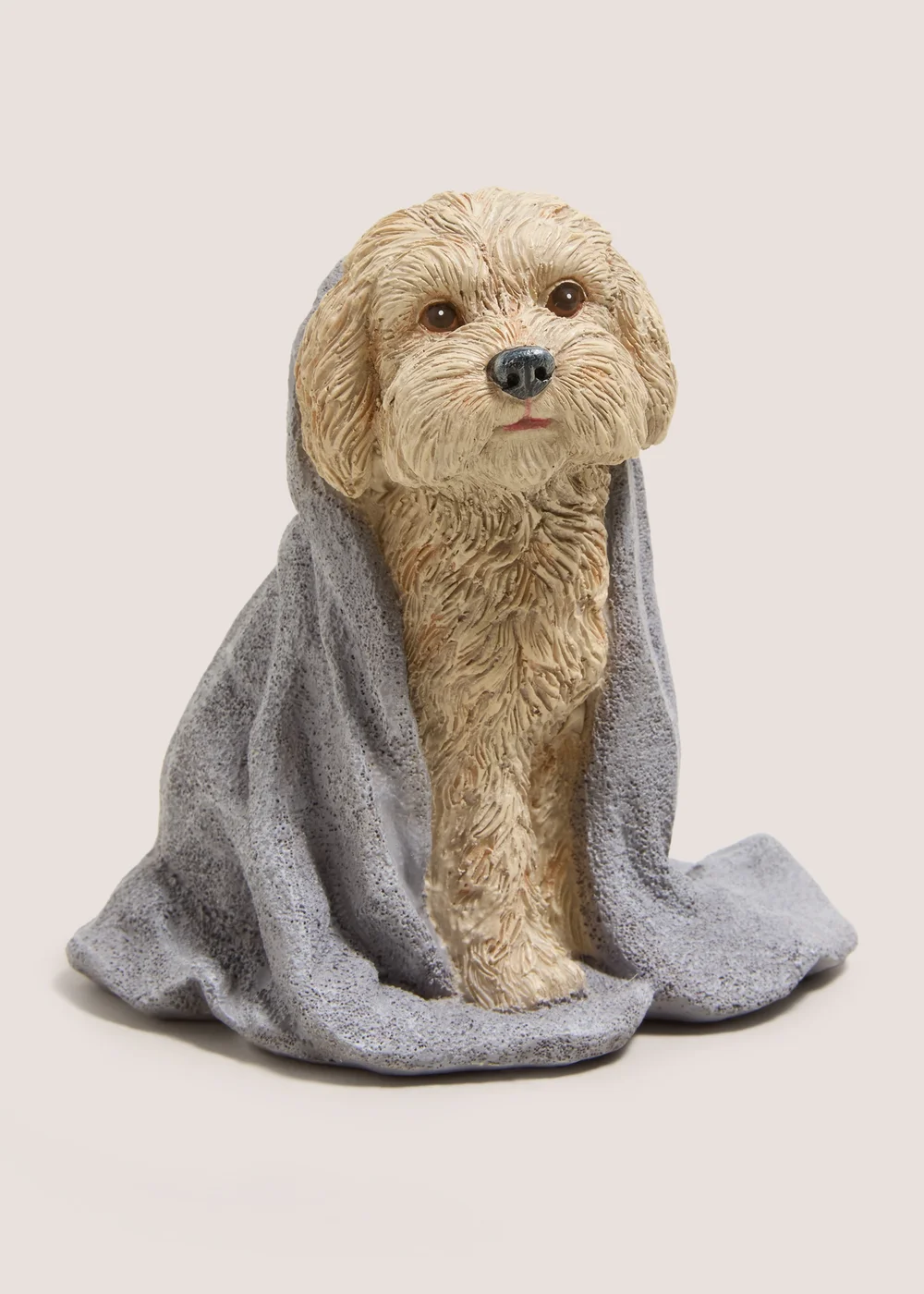 Beige Cockapoo In Towel Ornament Image 1