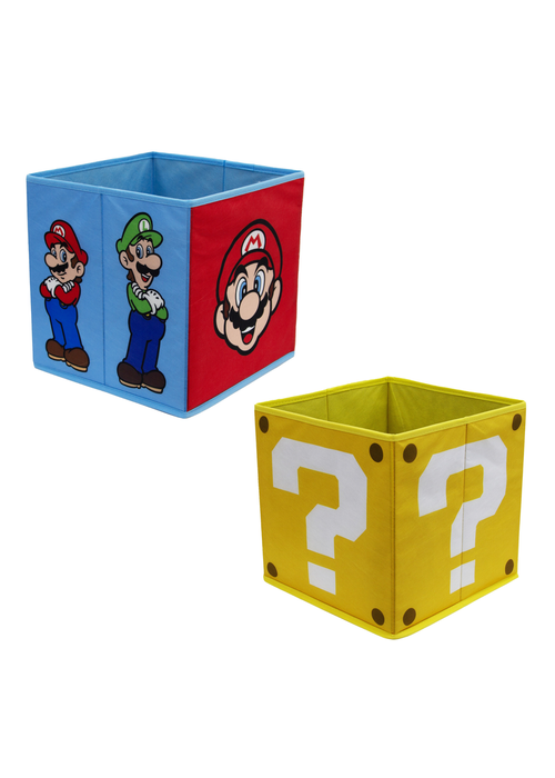 Nintendo Faces 2 Pack Storage Box (30cm x 30cm) - No Size Image 1