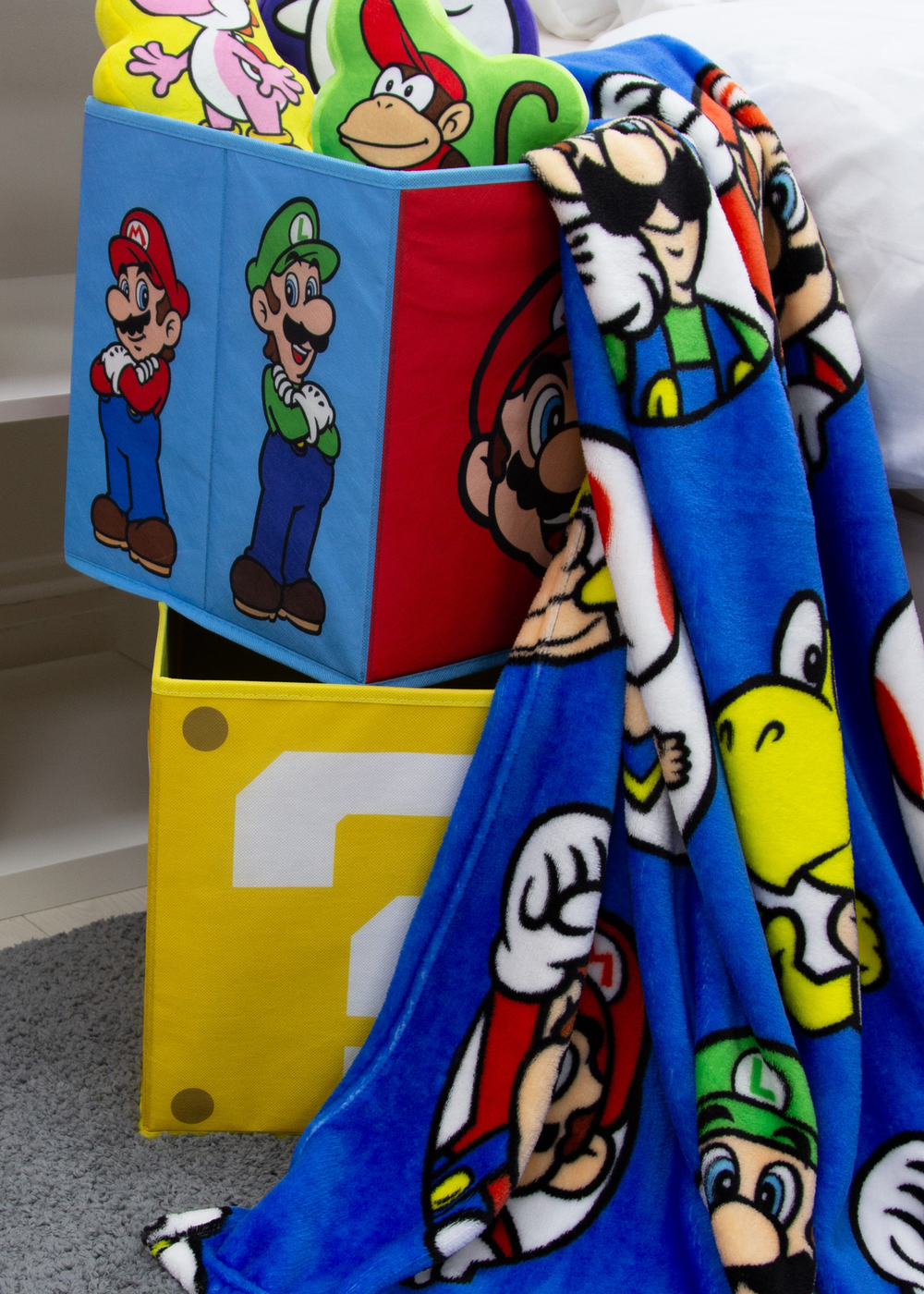 Nintendo Faces 2 Pack Storage Box (30cm x 30cm) - No Size Image 2