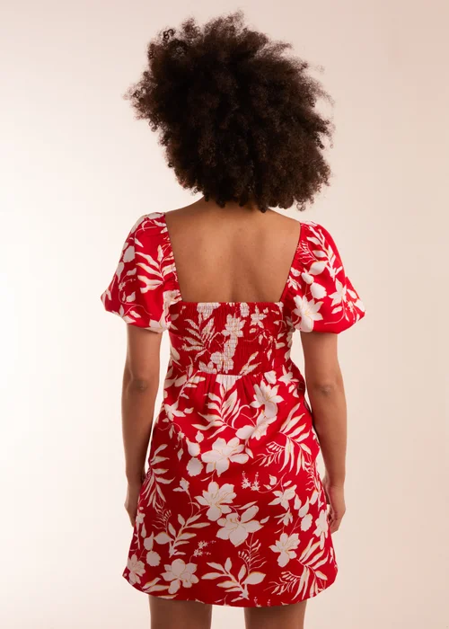 Blue Vanilla Red Ring Detail Mini Dress - 8 Image 2