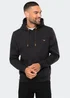 Threadbare Black Cotton Blend Pullover Hoody - Small Image 1