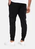 Threadbare Black Cargo Style Joggers - M Image 2