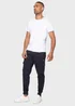 Threadbare Navy Cargo Style Joggers - XL Image 4
