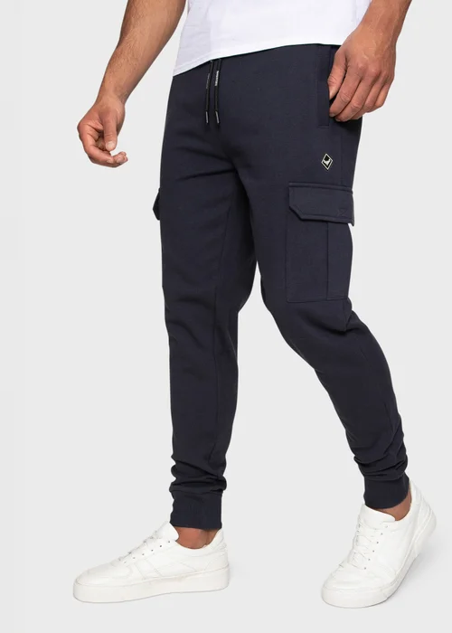 Threadbare Navy Cargo Style Joggers - XL Image 1