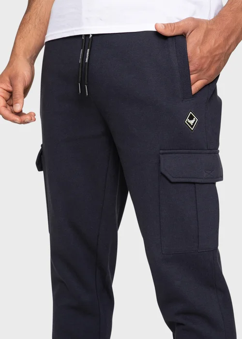 Threadbare Navy Cargo Style Joggers - XL Image 3