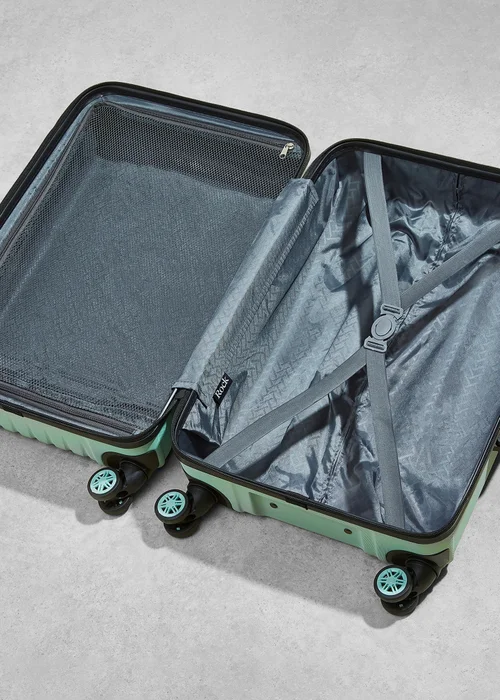 Rock Santiago Suitcase Green - Small Image 5