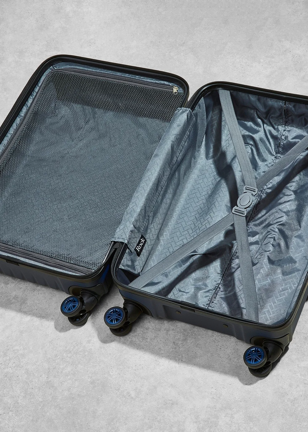 Rock Santiago Suitcase Navy - Medium Image 5