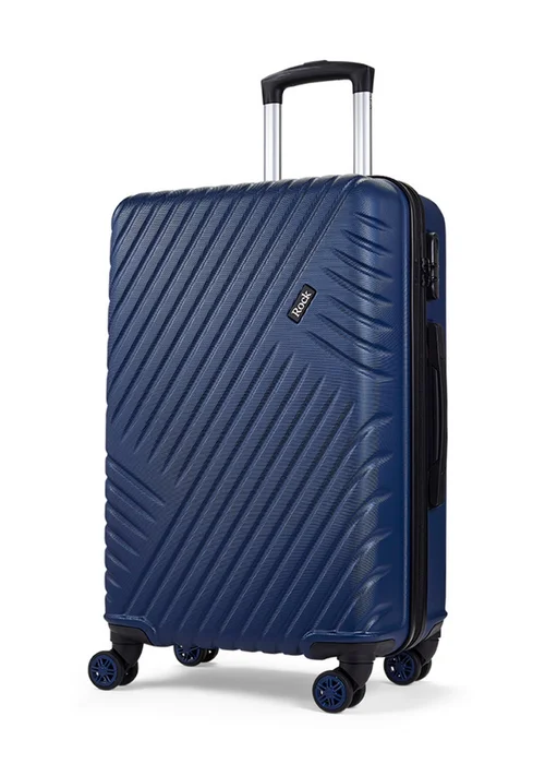 Rock Santiago Suitcase Navy - Small Image 2
