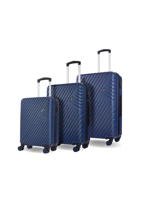 Rock Santiago Suitcase Navy - Small Image 1