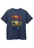 Disney Kids Navy Cars Racer Profile Printed T-Shirt (3-13 yrs) - Age 7-8 Years Image 1