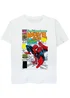 Marvel Kids White Spider-Man Age Comic Cover Printed T-Shirt (3-13 yrs) - Age 12-13 Years Image 1