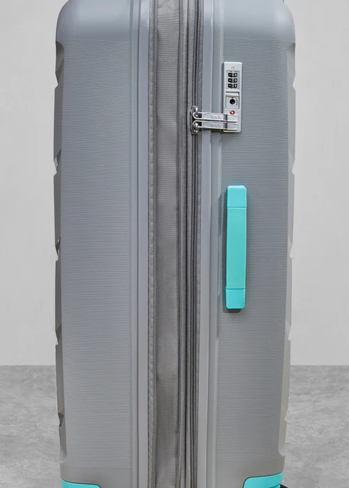 Rock Tulum Suitcase Grey/Aqua - Small Image 4