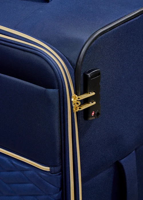 Rock Sloane Suitcase Navy - Small Image 4