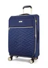 Rock Sloane Suitcase Navy - Small Image 2
