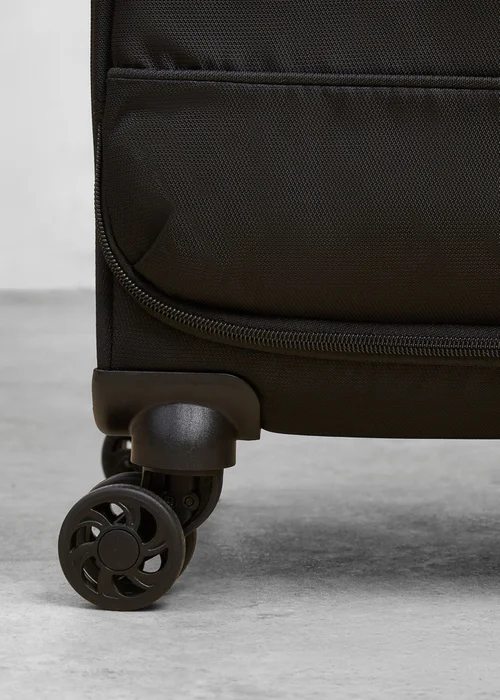 Rock Paris Suitcase Black - UNDERSEAT Image 4