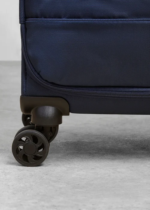 Rock Paris Suitcase Navy - Cabin Image 4