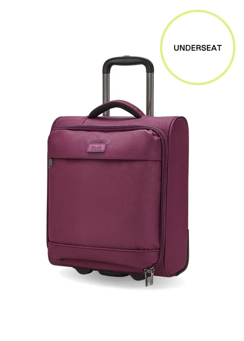 Rock Paris Suitcase Purple - UNDERSEAT Image 3