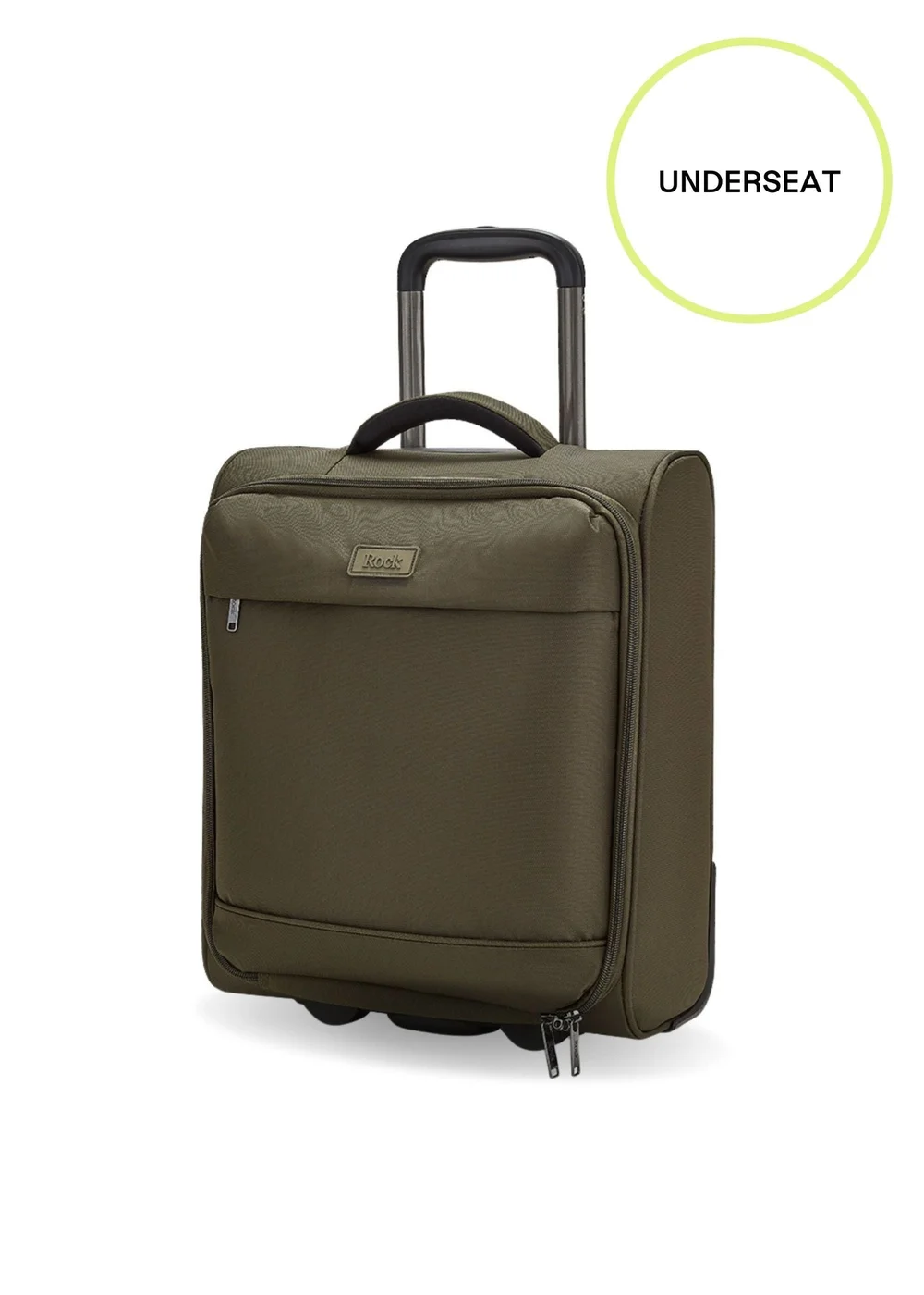 Rock Paris Suitcase Olive Green - Cabin Image 3