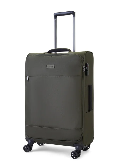 Rock Paris Suitcase Olive Green - Cabin Image 2