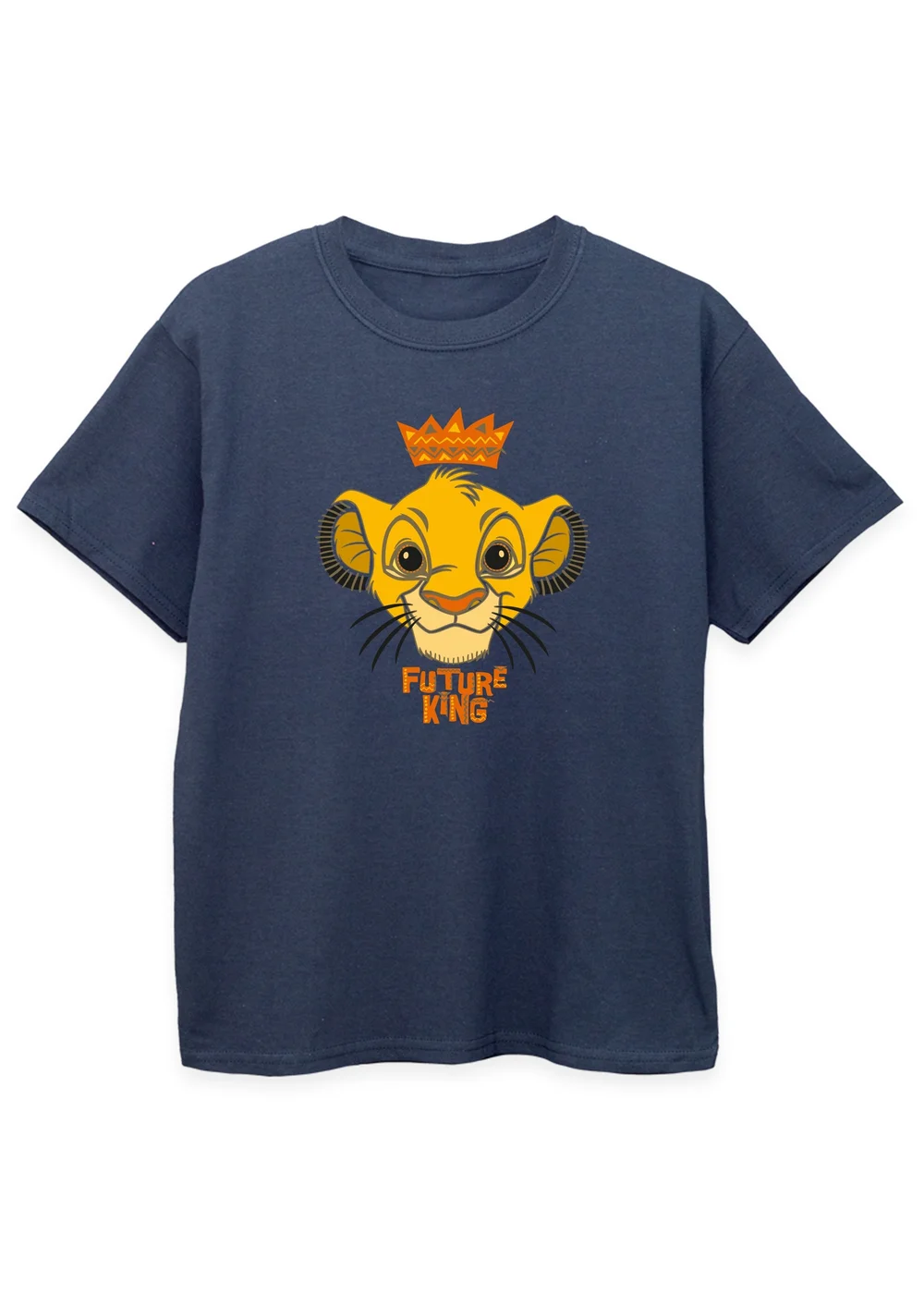 Disney Kids Navy Lion King Future King Printed T-Shirt (3-13 yrs) - Age 3-4 Years Image 1