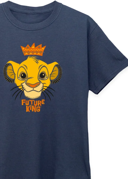Disney Kids Navy Lion King Future King Printed T-Shirt (3-13 yrs) - Age 3-4 Years Image 2
