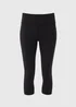Souluxe Black Capri Leggings - Size 8 Image 3