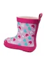 ToeZone Girls Pink Belle Love Heart Wellies (Younger 6- Older 12) - Size 11 Infants Image 3