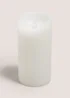 White LED Pillar Candle Image 1