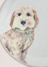 White Cockapoo Dinner Plate Image 2