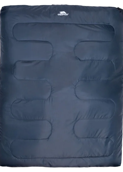 Trespass Navy Catnap 3 Season Double Sleeping Bag - One Size Image 2