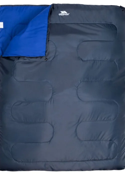 Trespass Navy Catnap 3 Season Double Sleeping Bag - One Size Image 5