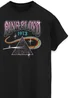 Spiral Galaxy Pink Floyd 1972 Prism Black Printed T-Shirt - Large Image 2