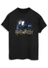 Spiral Galaxy Harry Potter Hogwarts Castle Black Printed T-Shirt - 4XL Image 1