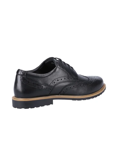 Hush Puppies Black/Brown Verity Brogue - Size 4 Image 3