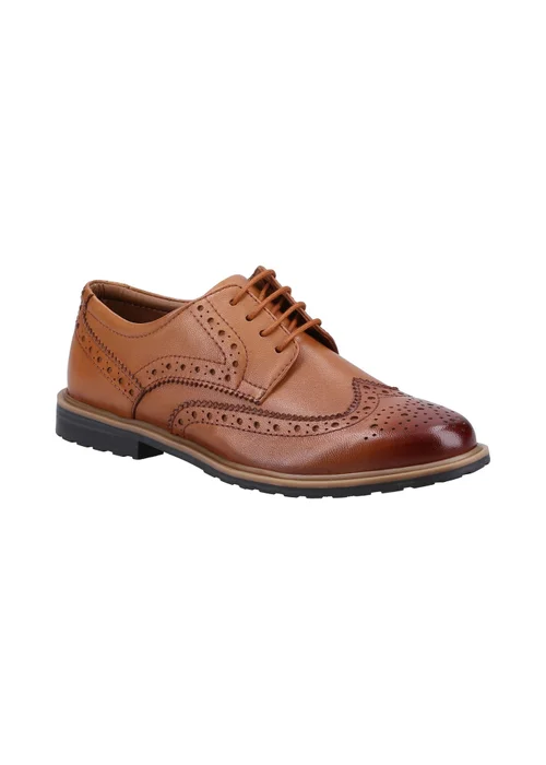 Hush Puppies Tan Verity Brogue - Size 9 Image 2