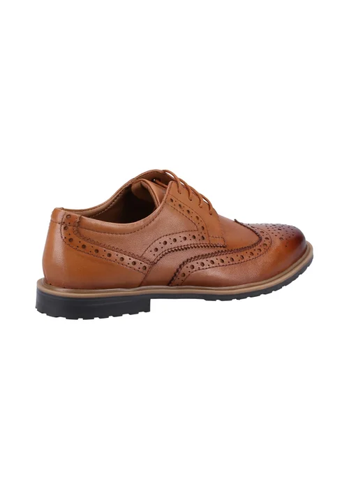Hush Puppies Tan Verity Brogue - Size 9 Image 3