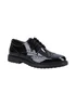 Hush Puppies Glossy Black Verity Brogue - Size 4 Image 2