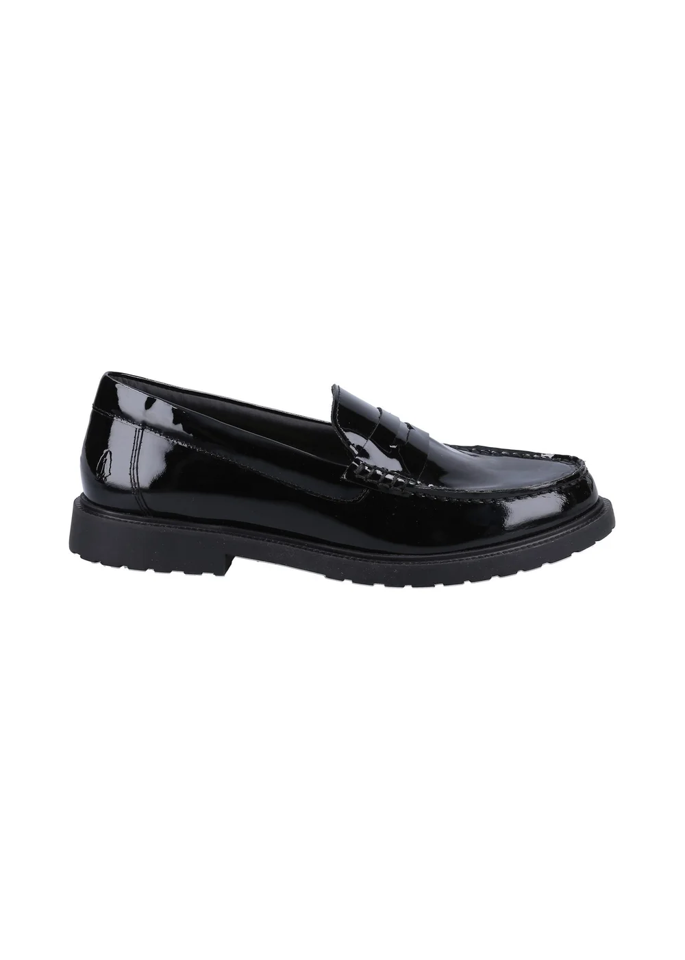 Hush Puppies Glossy Black Verity Slip On Shoe - Size 5 Image 1