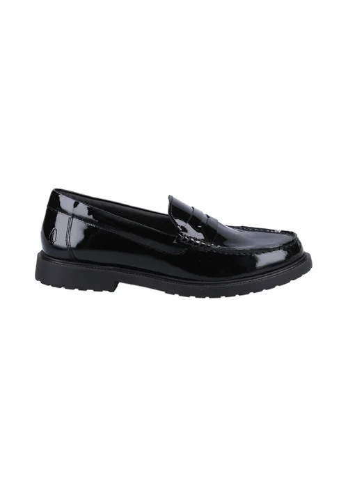 Hush Puppies Glossy Black Verity Slip On Shoe - Size 5 Image 1