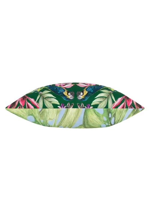 Wylder Tropics Dark Green Kali Birds Filled Outdoor Cushions (30cm x 50cm x 8cm) - One Size Image 4