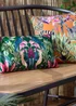 Wylder Tropics Dark Green Kali Birds Filled Outdoor Cushions (30cm x 50cm x 8cm) - One Size Image 5