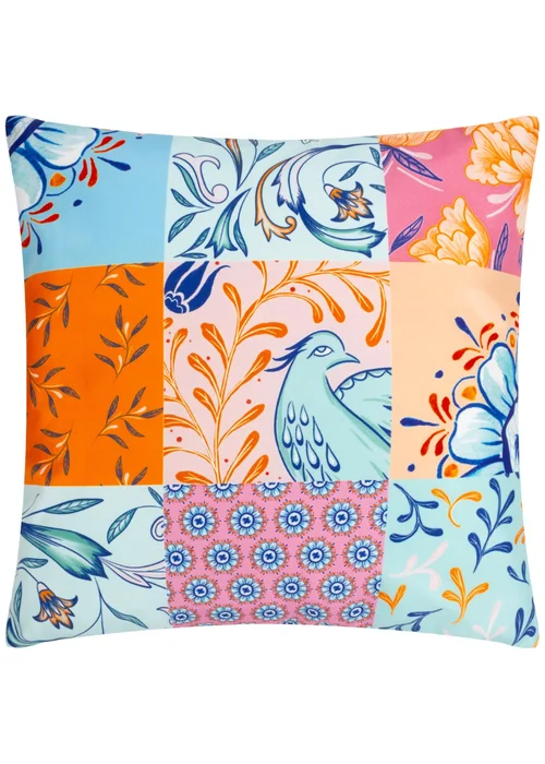 furn. Multi Azzar Filled Outdoor Cushions (43cm x 43cm x 8cm) - One Size Image 2