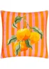 furn. Oranges Filled Outdoor Cushion (43cm x 43cm x 8cm) - One Size Image 2
