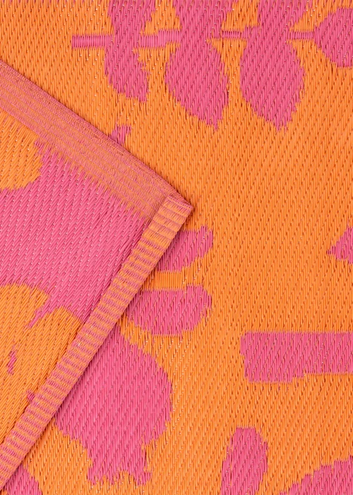 furn. Orange Marula Outdoor 100% Recycled Rug (120 x 180cm) - 120 x 180cm Image 4
