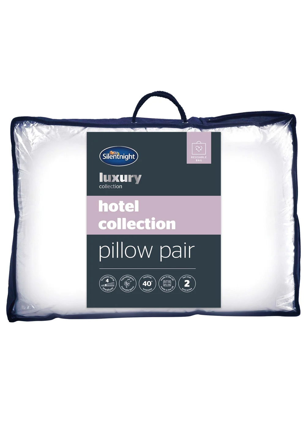 Silentnight Hotel Collection Pillow Pair Image 1