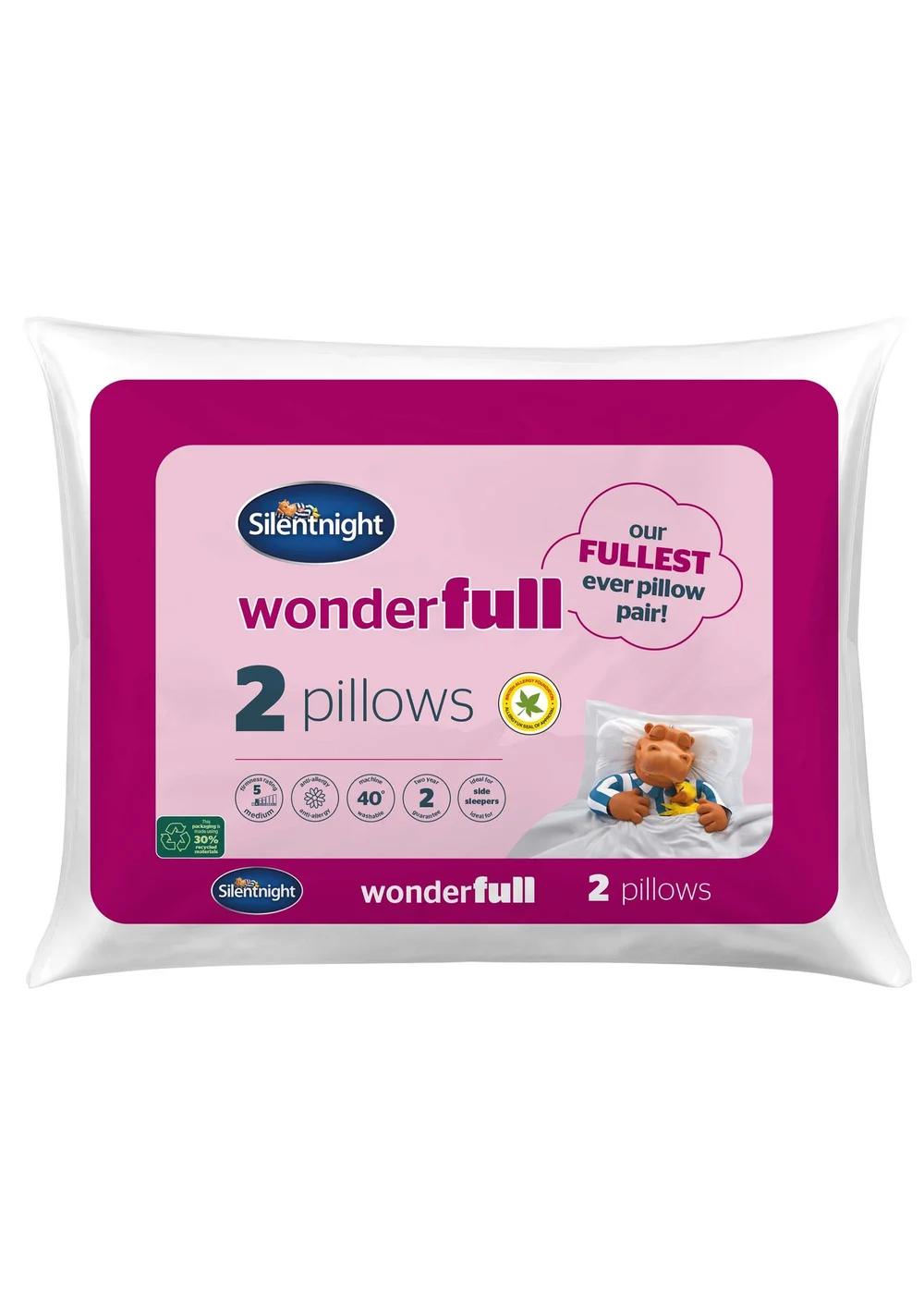 Silent Night Wonderfull Pillow Pair Image 1