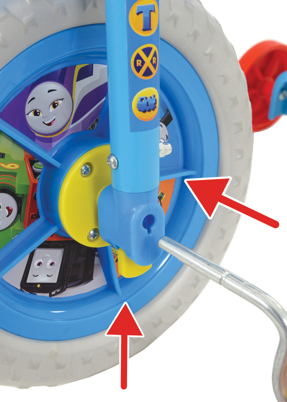 Thomas & Friends Multi Colour 2in1 Training Bike (10inch ) - One Size Image 4