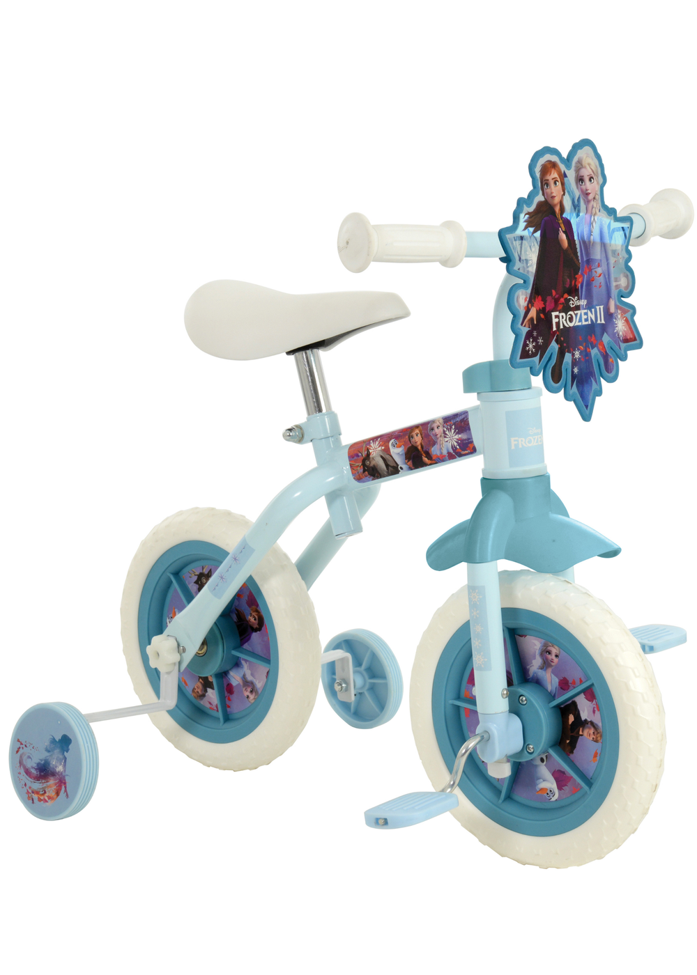Frozen Blue 2in1 Training Bike (10inch) - One Size Image 1