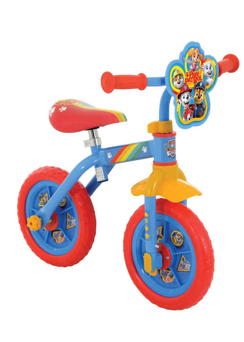Paw Patrol 2in1 Multi Colour Training Bike (10inch) - One Size Image 2