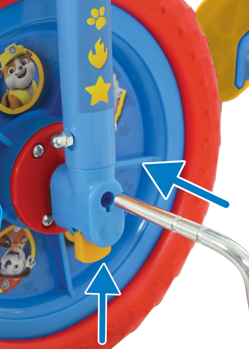 Paw Patrol 2in1 Multi Colour Training Bike (10inch) - One Size Image 3